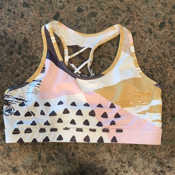 Feed Me Fight Me Other - FMFM sports bra, EUC